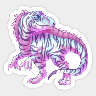 Pastel Acrocanthosaurus Sticker